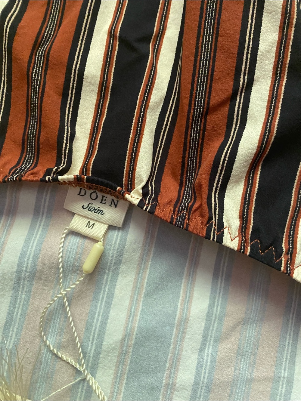 Doen Mallorca maillot Striped One-Piece Swimsuit in montecito stripe - Picture 2 of 4